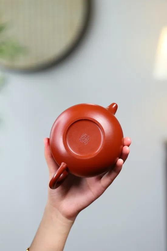 Zisha Teapots: Heart Sutra Antique | Dahongpao clay 8