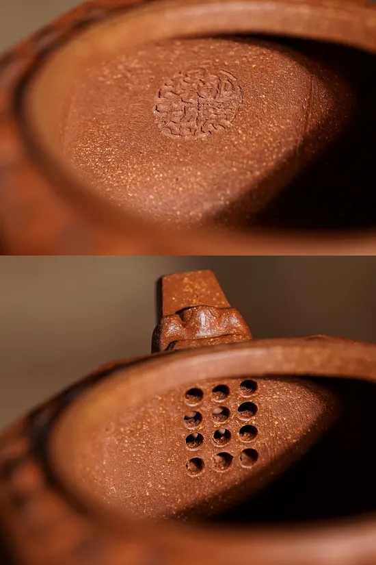 Zisha Teapots: Eight-Sided Dragon Veneration Set | 2100 CNY 1