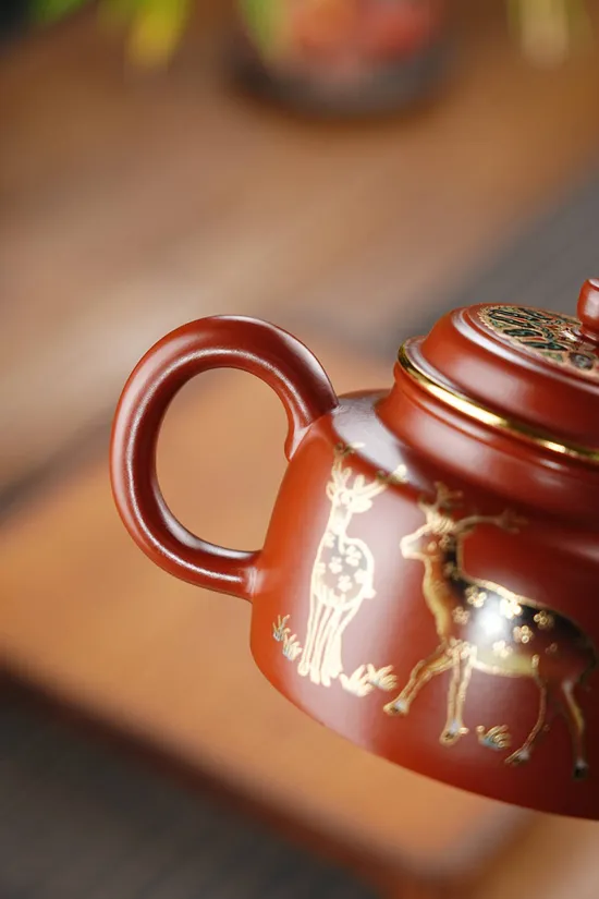 Zisha Teapots: Jiacang Ice Cellar Dahongpao clay | National-level Craft Artisan Fan Jianxin | 320cc capacity 1