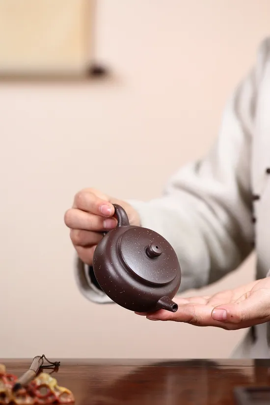Zisha Teapots: Zhou Pan | sand-inlaid design 4