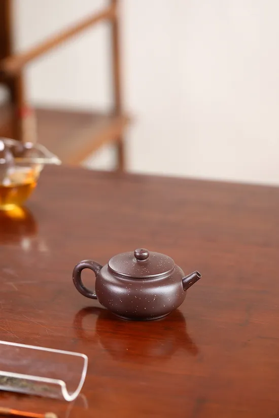Zisha Teapots: Zhou Pan | sand-inlaid design 7