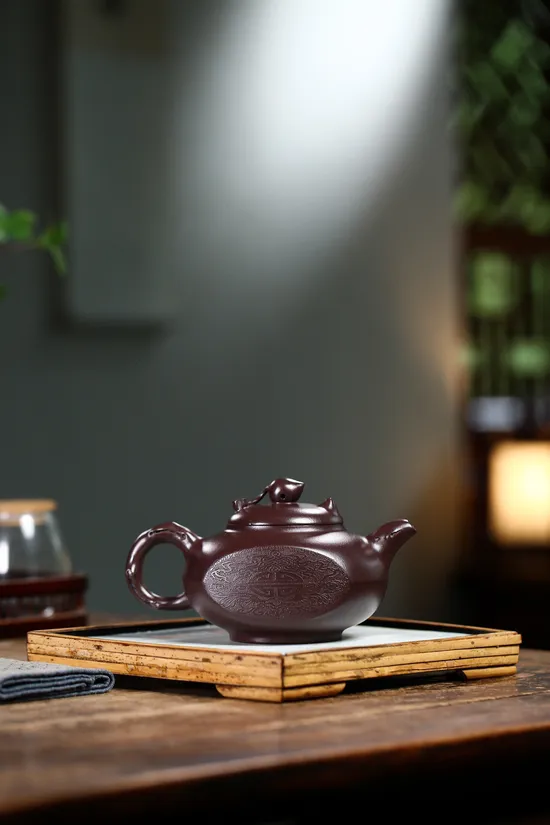 Zisha Teapots: Baimu old purple clay | Fan Zhen 7