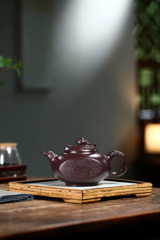 Zisha Teapots: Baimu old purple clay | Fan Zhen 8