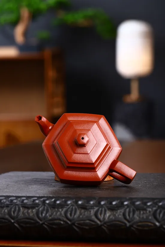 Zisha Teapots: Six-Sided Snow Blossom | Yinchun Zhuni clay 8