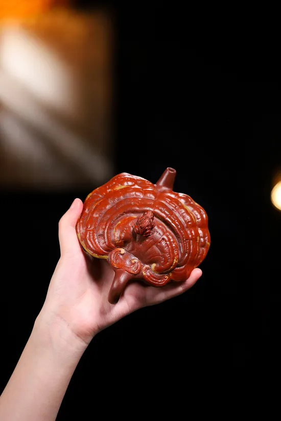 Zisha Teapots: Da Hongpao clay | 180cc capacity 6