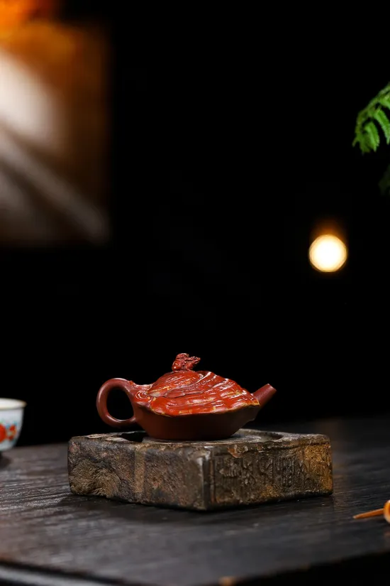 Zisha Teapots: Da Hongpao clay | 180cc capacity 7