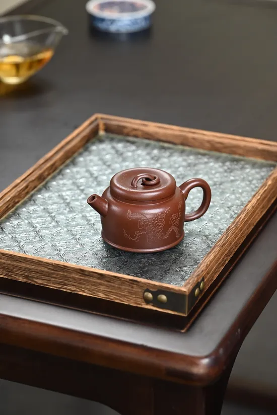 Zisha Teapots: old purple clay | seven-hole spout 1