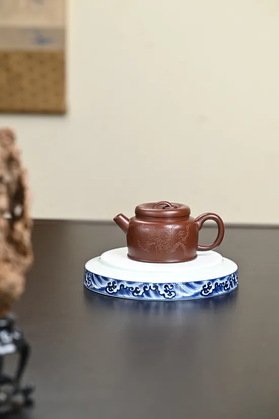 Zisha Teapots: old purple clay | seven-hole spout 9