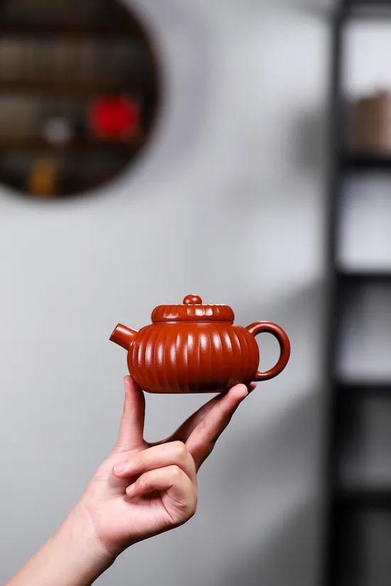 Zisha Teapots: Jinwen Nafu | Da Hongpao clay 4