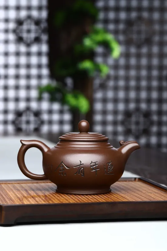 Zisha Teapots: Phoenix Chant | deep-well old purple clay 2