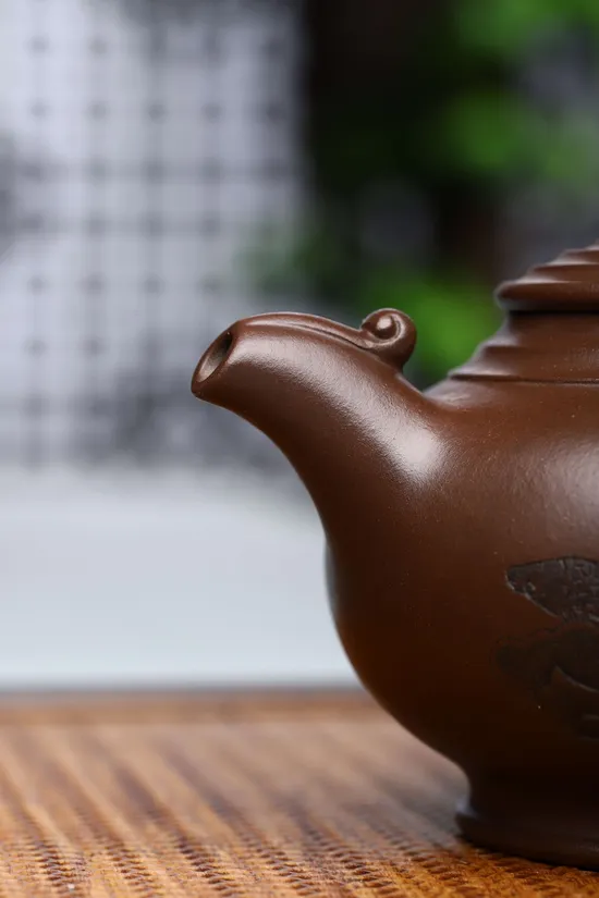 Zisha Teapots: Phoenix Chant | deep-well old purple clay 3