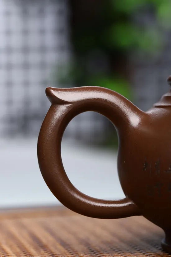 Zisha Teapots: Phoenix Chant | deep-well old purple clay 8