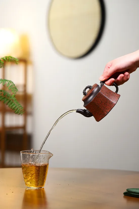 Zisha Teapots: Yang Junbao | Six-Sided Auspicious 1