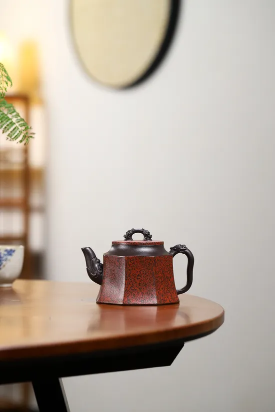Zisha Teapots: Yang Junbao | Six-Sided Auspicious 8
