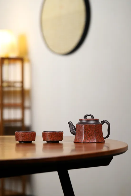 Zisha Teapots: Yang Junbao | Six-Sided Auspicious 9