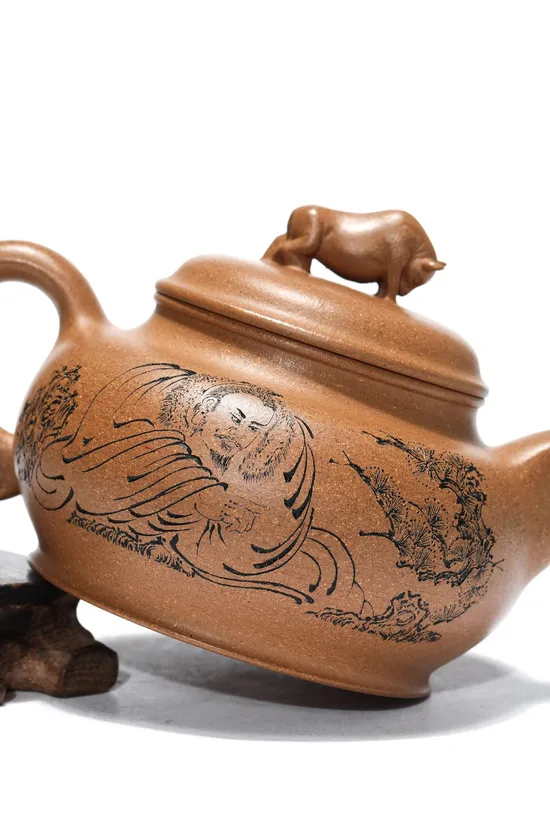 Zisha Teapots: aged duan clay | Bull Spirit Soaring 9