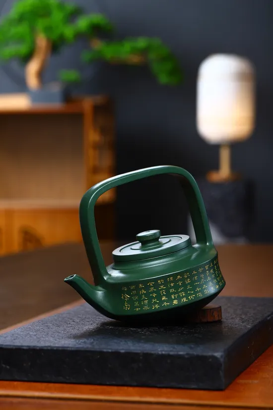 Zisha Teapots: Zhou Xinyuan | Min Guo green clay 3