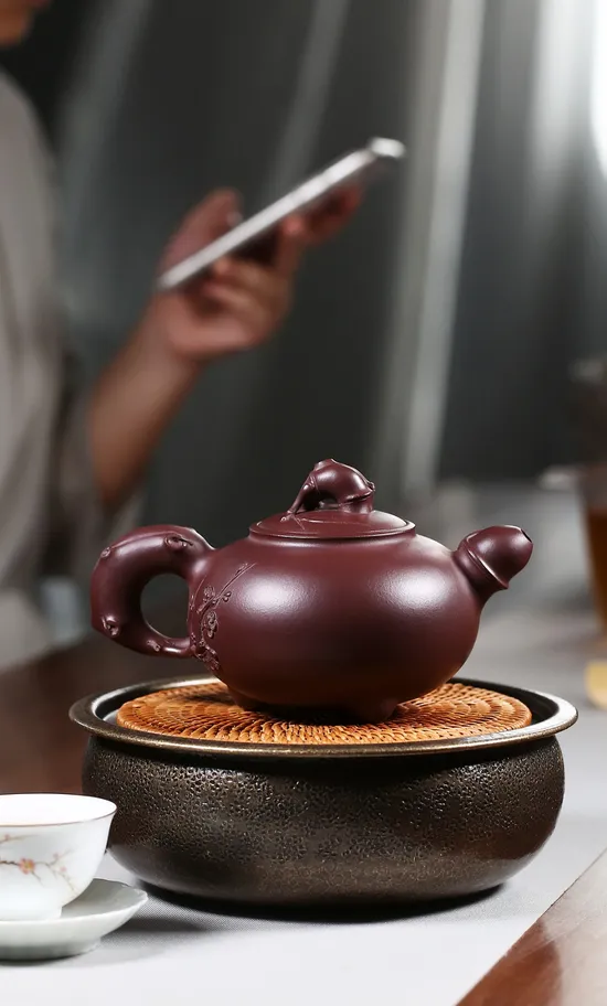 Zisha Teapots: Plum and Bamboo in Perfect Harmony | 2400 CNY 2