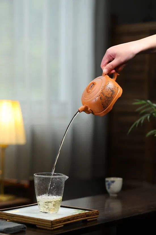 Zisha Teapots: crab yellow duan clay | Prosperity and Auspiciousness 3