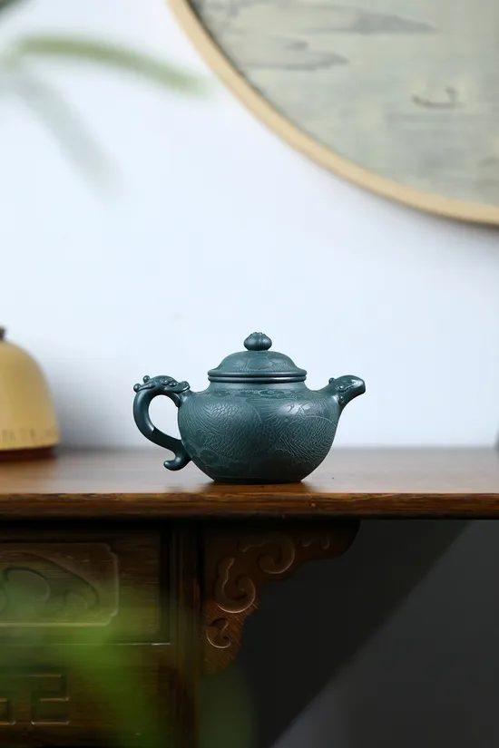 Zisha Teapots: Prosperous Dragon Lotus Seed | 1440 CNY 6