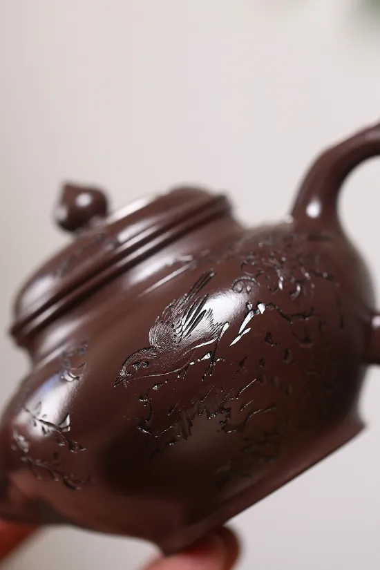 Premium Yixing Teapot | Handcrafted Zisha Clay Artisan Craft 6