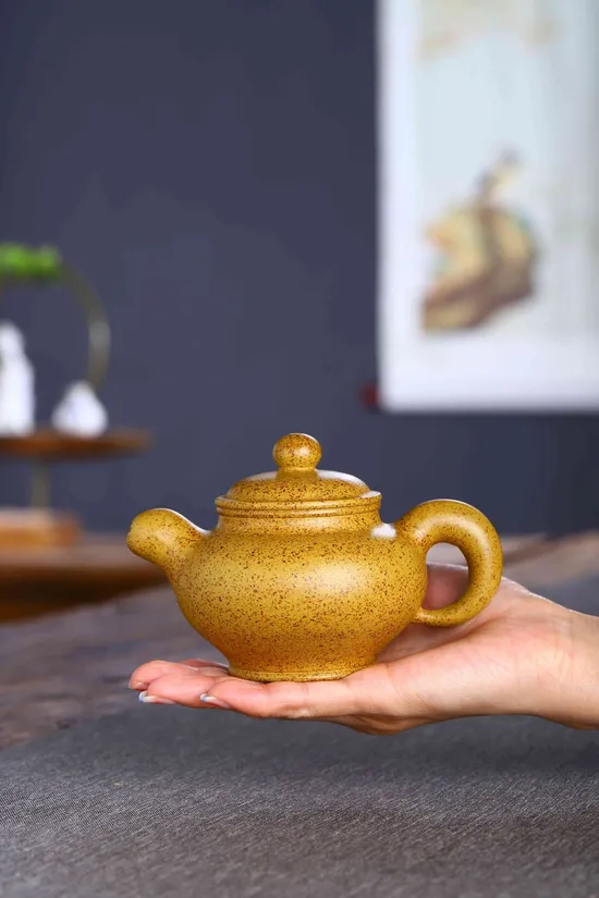 Zisha Teapots: Dao Hong Duo Zhi | Longgu Jinsha clay 4