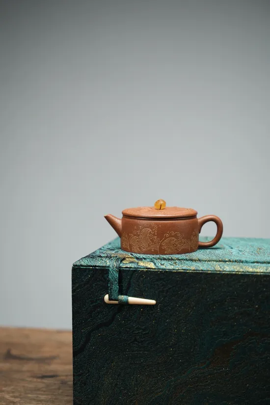 Zisha Teapots: Cloud Pattern | 120cc 7