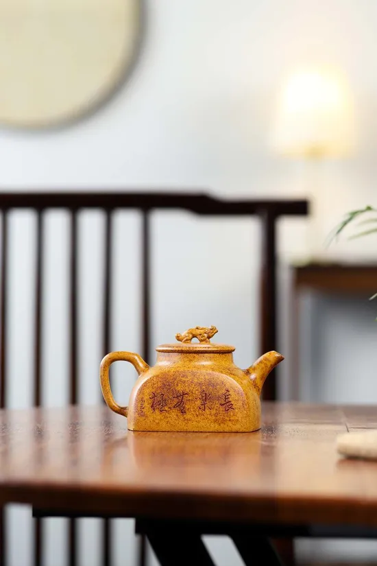 Zisha Teapots: Square Pixiu | Lianyun Yuan 3