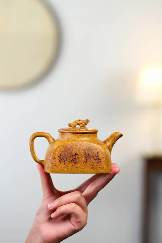 Zisha Teapots: Square Pixiu | Lianyun Yuan 6