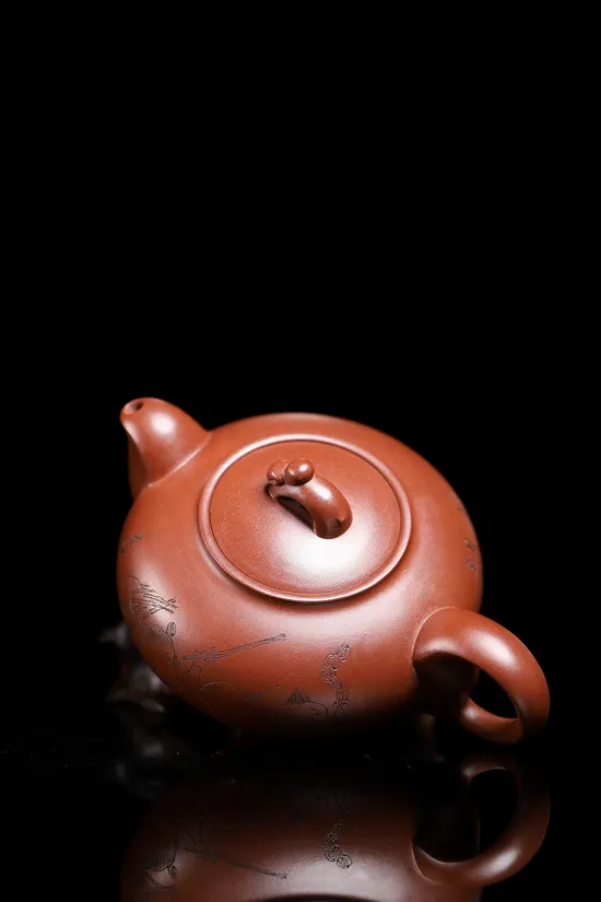 Zisha Teapots: Rabbit Offering Auspiciousness | Hongpidragon clay 6