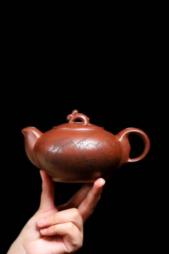 Zisha Teapots: Rabbit Offering Auspiciousness | Hongpidragon clay 8