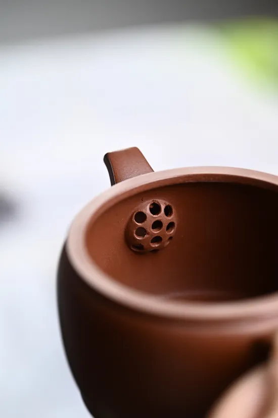 Zisha Teapots: old zisha clay | 10-hole spout design 5
