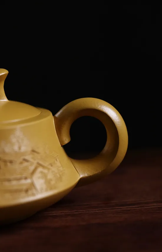 Zisha Teapots: Golden Zhu clay | 225cc 2