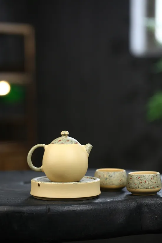 Zisha Teapots: Dragon Egg Set | Bao Yuhua 2