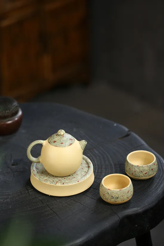 Zisha Teapots: Dragon Egg Set | Bao Yuhua 6