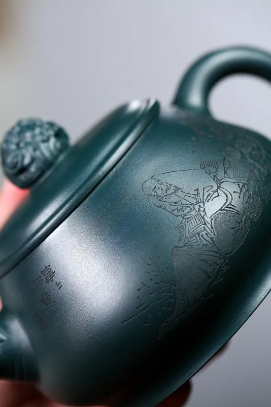 Zisha Teapots: Huanglong Mountain old green clay | Prosperity and Fortune 3