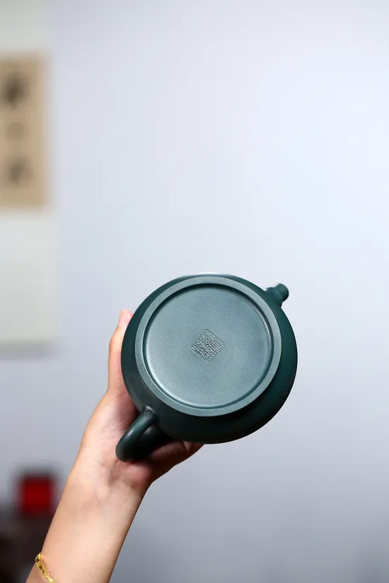 Zisha Teapots: Huanglong Mountain old green clay | Prosperity and Fortune 4