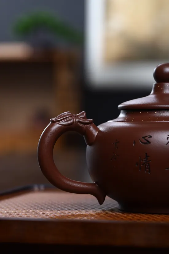 Zisha Teapots: Dingzhu | Xu Liuming | aged purple clay 5