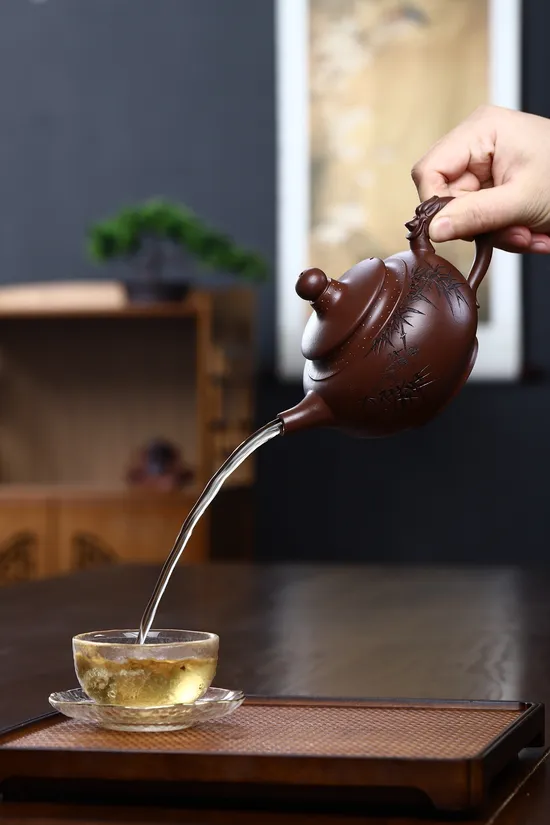 Zisha Teapots: Dingzhu | Xu Liuming | aged purple clay 6