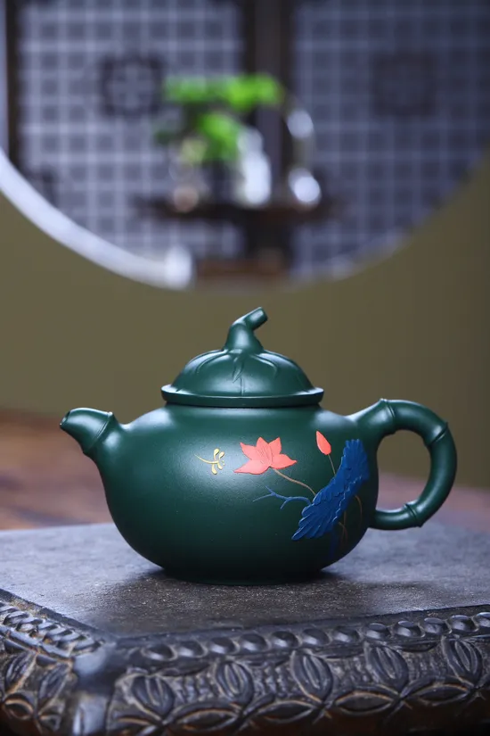 Zisha Teapots: Xu Liuming | original green clay | 2400 CNY 1