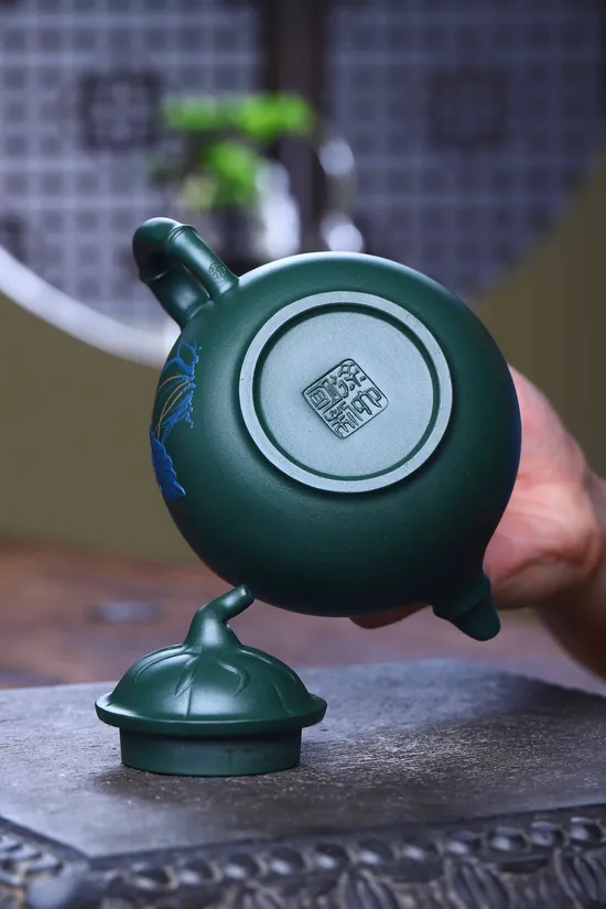 Zisha Teapots: Xu Liuming | original green clay | 2400 CNY 2