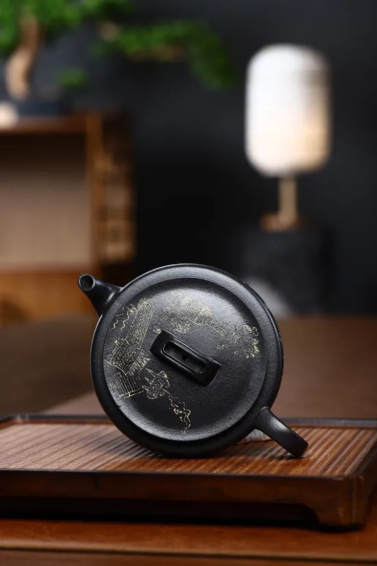 Zisha Teapots: Dayun Hanwa | stone yellow clay 6