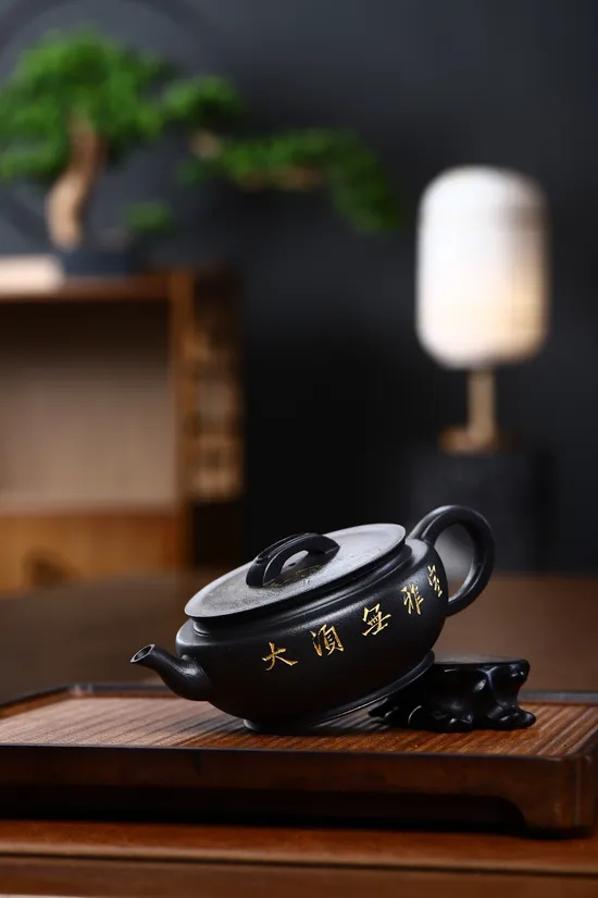Zisha Teapots: Dayun Hanwa | stone yellow clay 9
