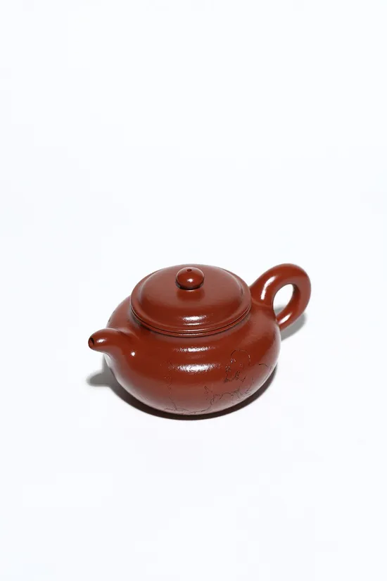 Zisha Teapots: wrinkled-skin cinnabar clay | 200cc capacity 6