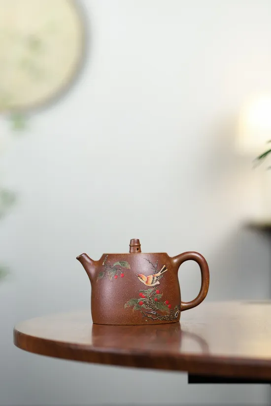 Zisha Teapots: Yang Junbao | Golden Duan clay | 3000 CNY 5