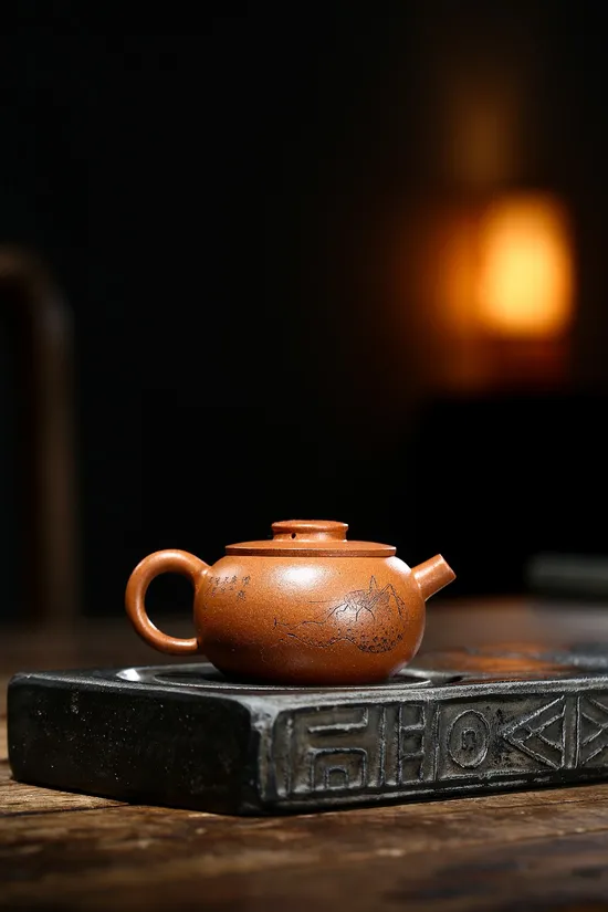 Zisha Teapots: crab yellow duan clay | 20cc 7