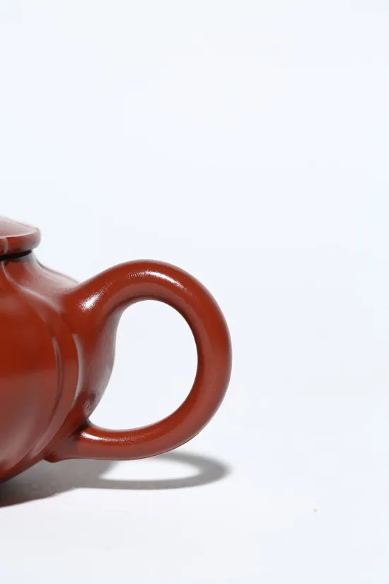 Zisha Teapots: Flat Jade Belt | Da Hongpao clay 6