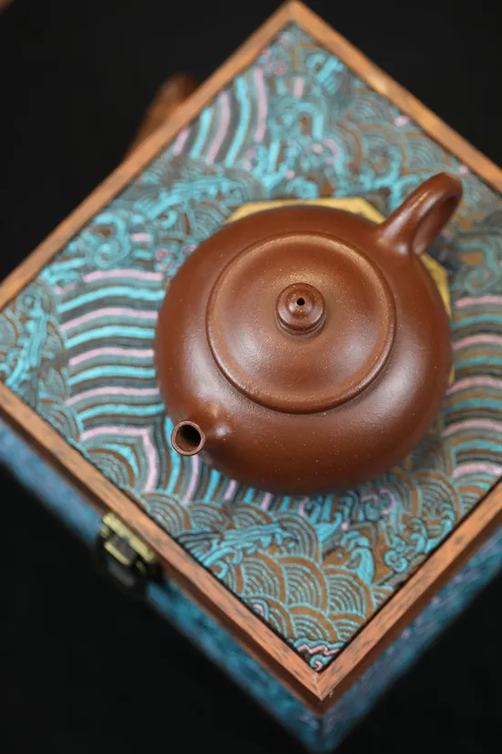 Zisha Teapots: Flat Straw Hat | top-grade Jiangpo clay 6