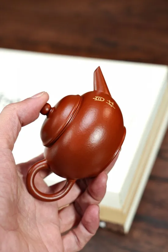 Zisha Teapots: 1050 CNY | 130ml capacity | raw Zhuni clay 4