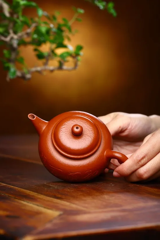 Zisha Teapots: Yuzi Zhu Ni | 190cc capacity 5